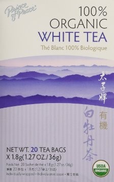 slide 1 of 1, Prince of Peace Organic Premium White Tea, 20 ct