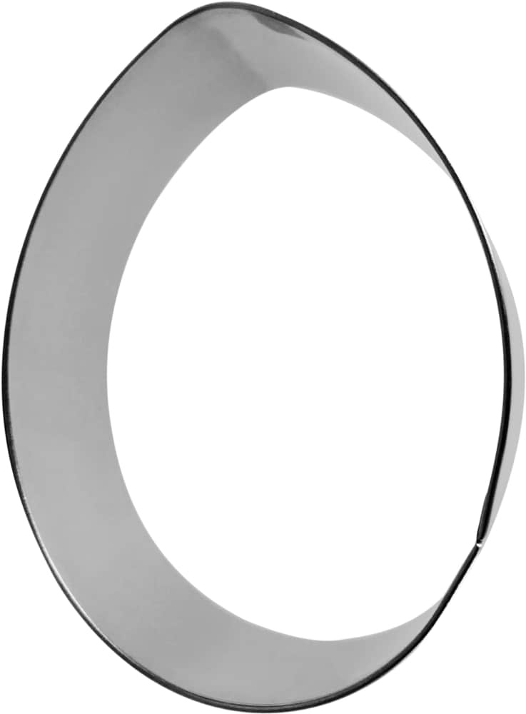 slide 1 of 1, Dash of That Oval Cookie Cutter - Silver, 1 ct