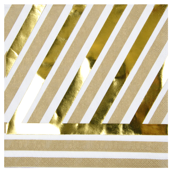 slide 1 of 1, Papyrus Pure Gold Lunch Napkin, 1 ct