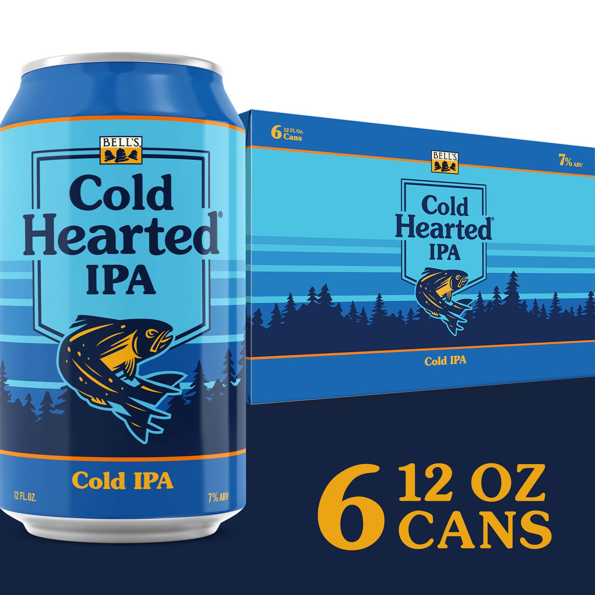 slide 1 of 4, Bell's Cold Hearted IPA Beer, 6 Pack, 12 fl oz Cans, 6 ct