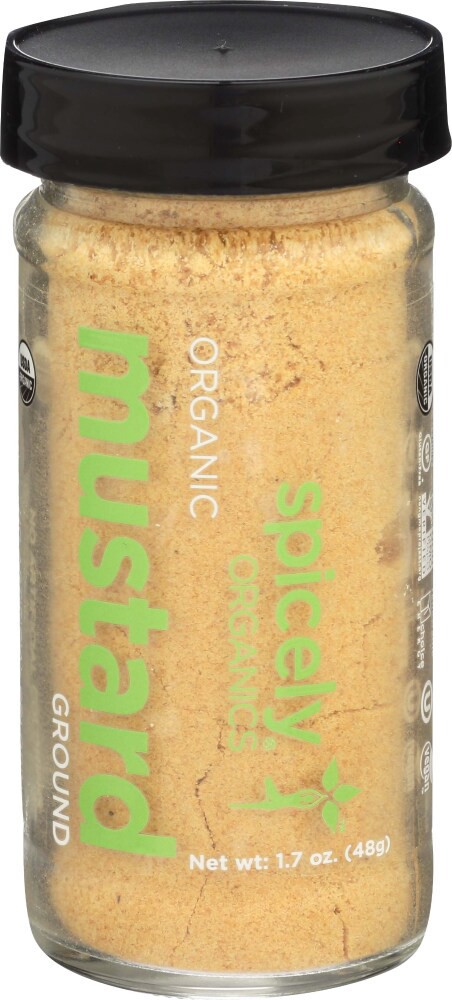 slide 1 of 2, Spicely Organic Spices Mustard 1.7 oz, 1.7 oz