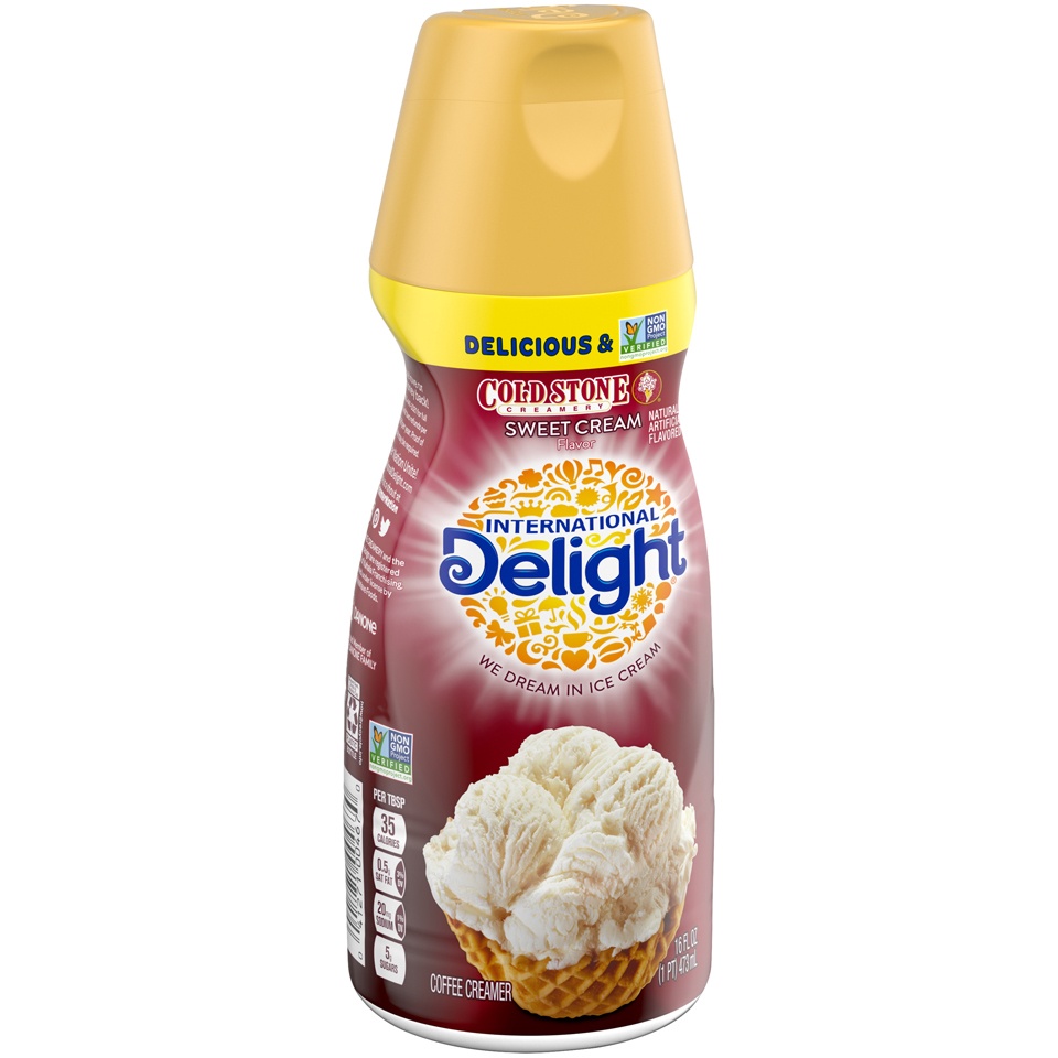 slide 2 of 8, International Delight Cold Stone Creamery Sweet Cream Flavor Gourmet Coffee Creamer, 16 fl oz