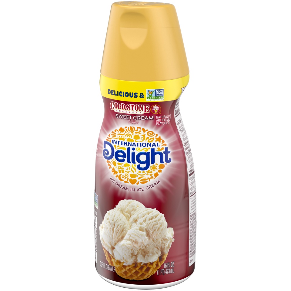 slide 3 of 8, International Delight Cold Stone Creamery Sweet Cream Flavor Gourmet Coffee Creamer, 16 fl oz