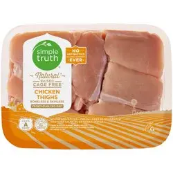 Simple Truth Natural Boneless Skinless Chicken Thighs (6-8 per Pack)