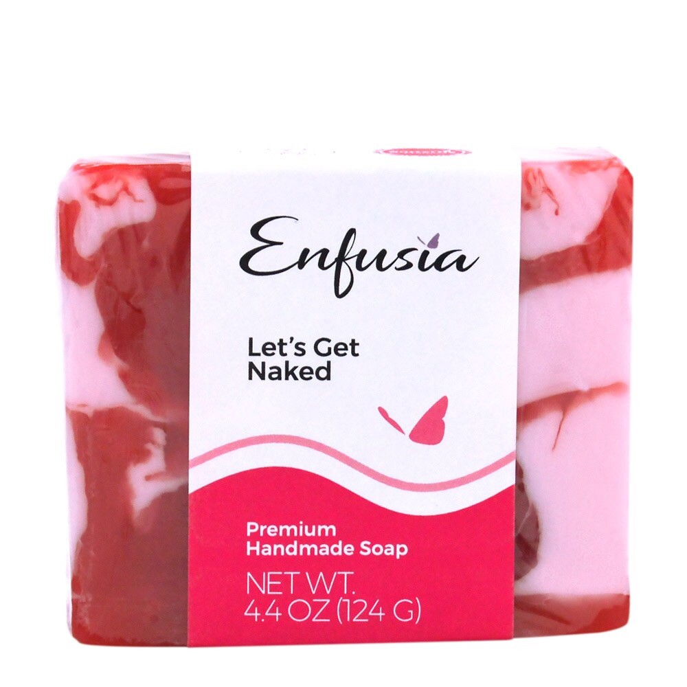 slide 1 of 1, Enfusia Lets Get Naked Premium Handmade Soap, 4.4 oz