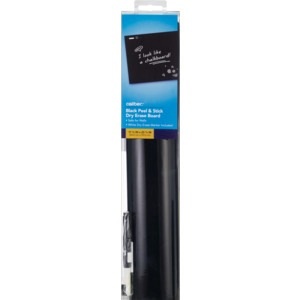 Caliber Black Peel & Stick Dry Erase Board 17-1/2" x 23-1/2" 
