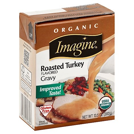 slide 1 of 1, Imagine Foods Gravy Roasted Turkey Flavor Og, 16 fl oz