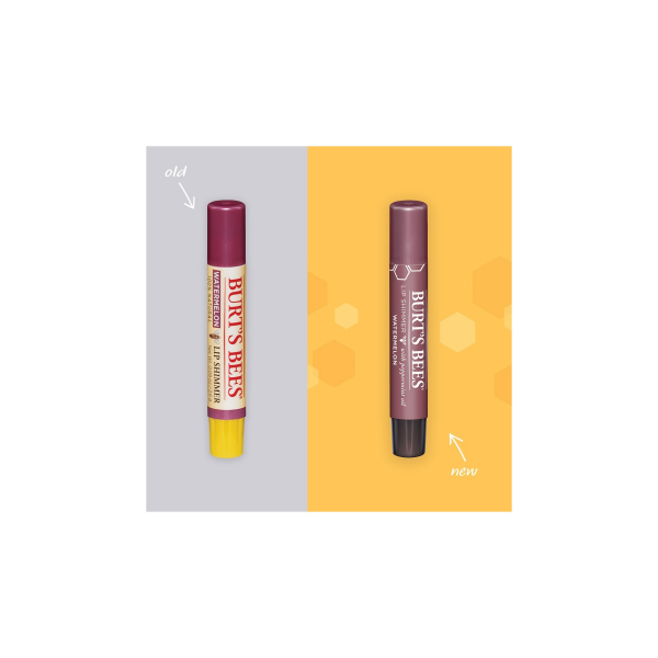slide 3 of 23, Burt's Bees Watermelon Lip Shimmer with Peppermint Oil 0.09 oz, 0.09 oz
