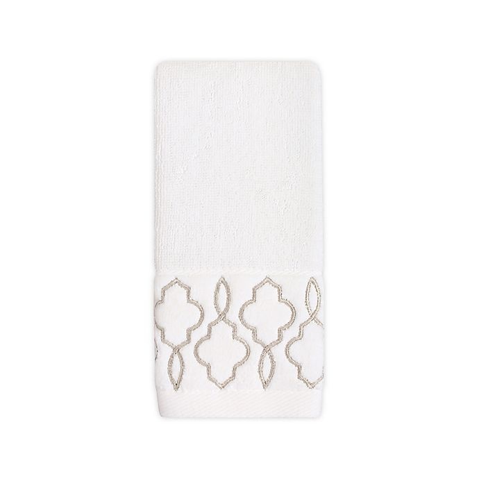 slide 1 of 1, Colordrift Brianna Fret Fingertip Towel - Ivory, 1 ct