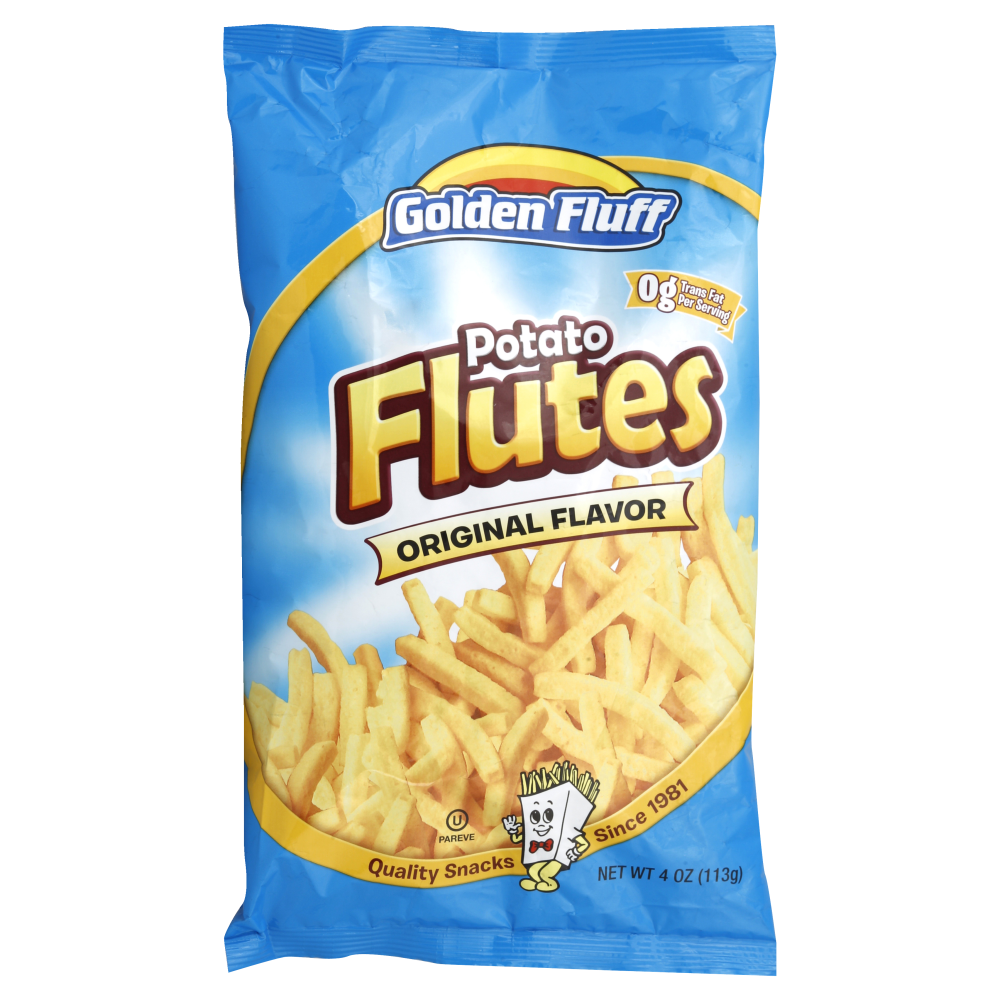 slide 1 of 1, Golden Fluff Potato Flutes, 4 oz