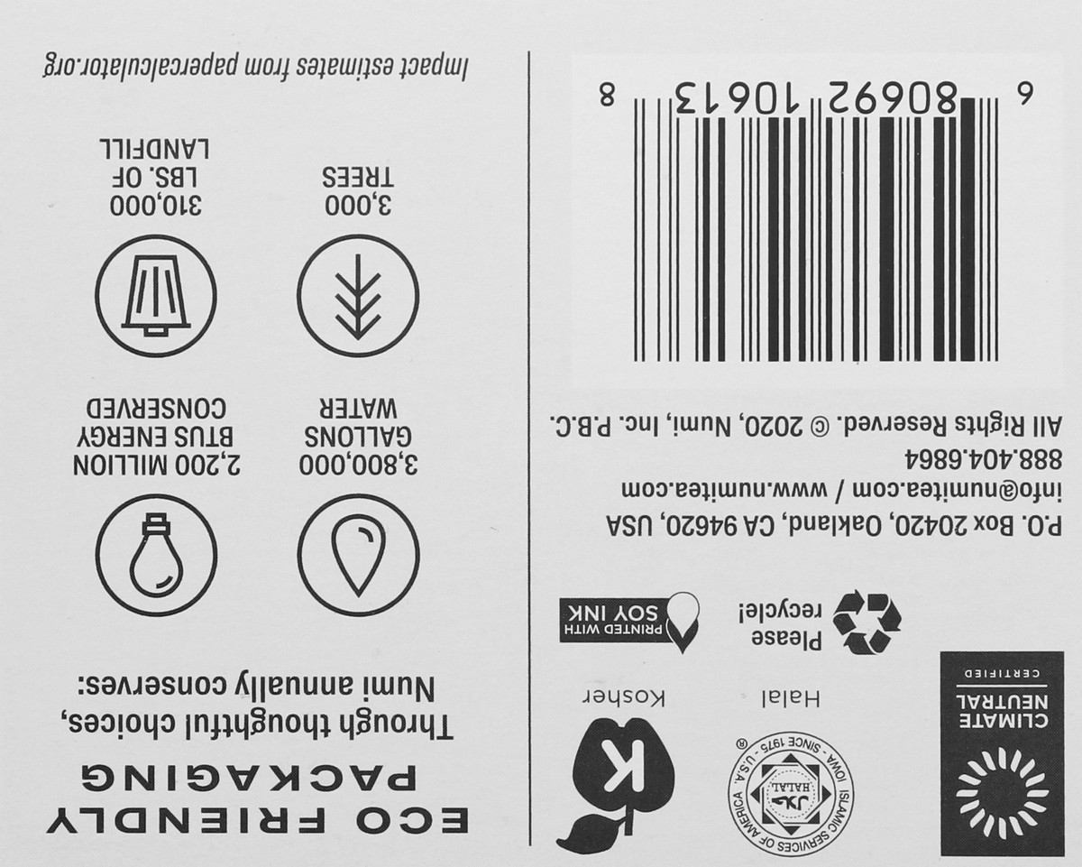 slide 4 of 9, Numi Bags Organic De-Stress Herbal Tea 16 ea, 16 ct