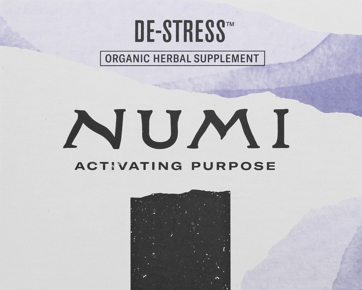 slide 9 of 9, Numi Bags Organic De-Stress Herbal Tea 16 ea, 16 ct