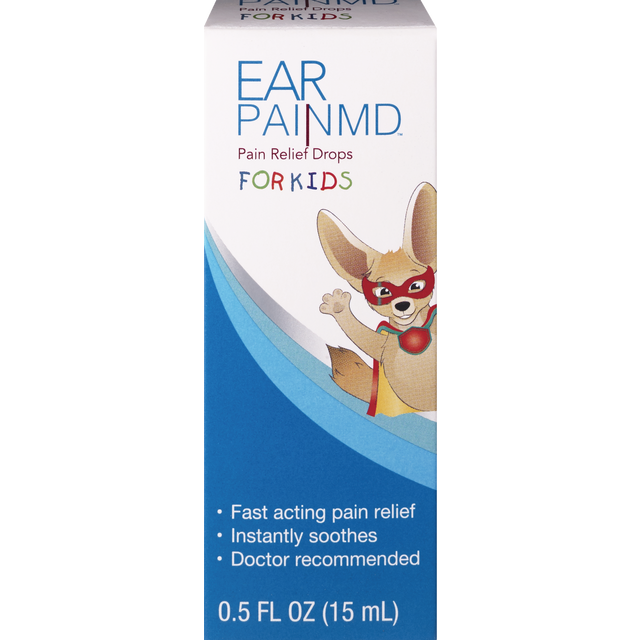 slide 1 of 1, EARWAX MD Ear Pain Treatment - For Kids, 1 ct