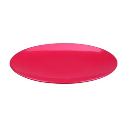 ROOM & RETREAT Rr Summer Mel Salad Plate 8.5" Raspberry