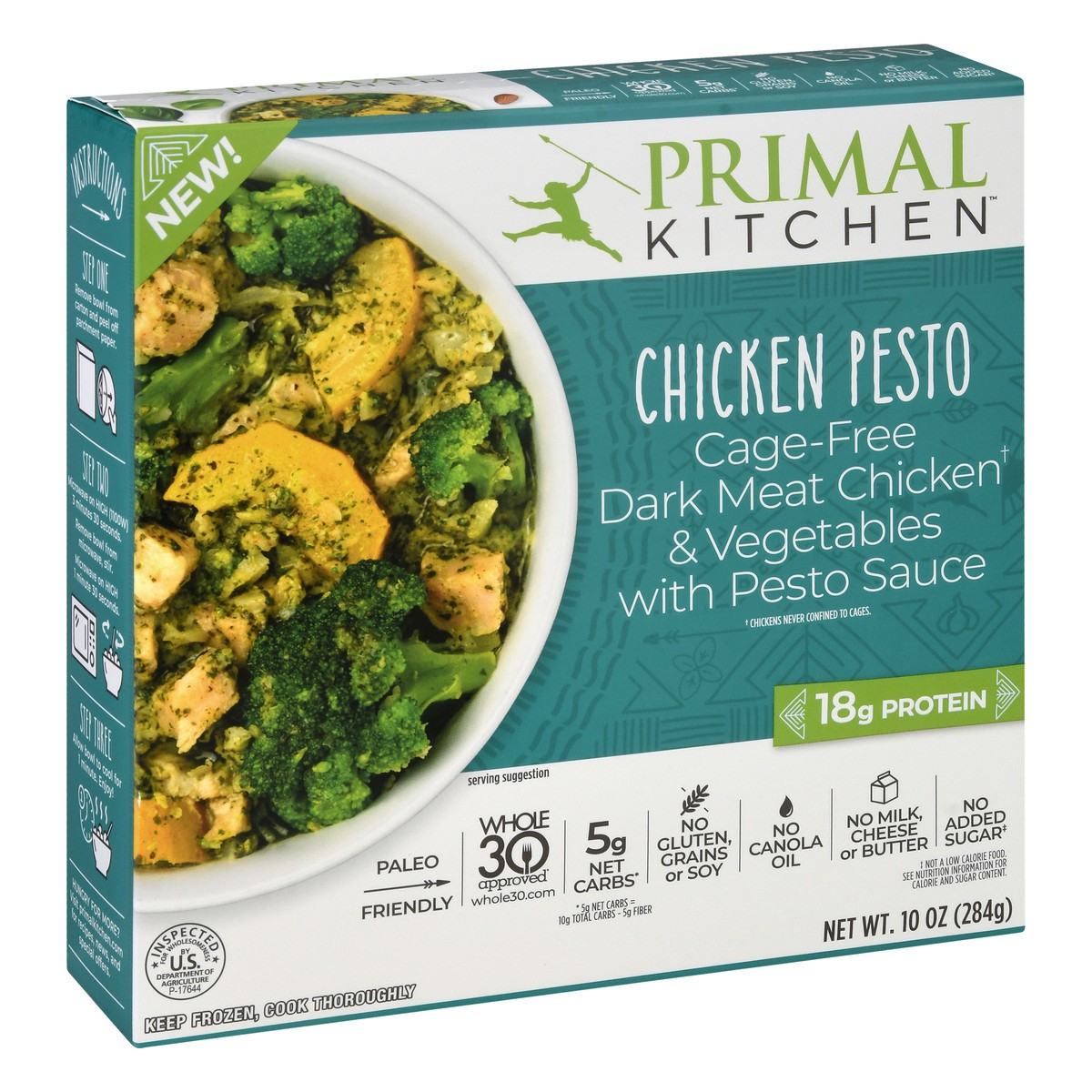 slide 2 of 13, Primal Kitchen Chicken Pesto 10 oz, 10 oz