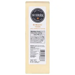 Soiree Artisan Cheese Co. Romano Wedge