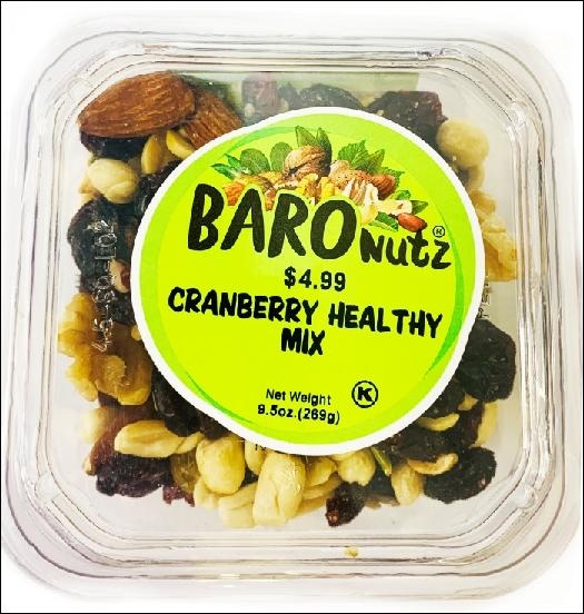 slide 1 of 1, Baro Nuts B/Nut Crnbry Healthy Mix - 9.5 oz, 9.5 oz