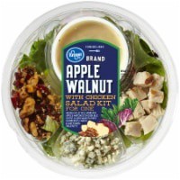 slide 1 of 3, Kroger Apple Walnut With Chicken Salad Kit For One, 5.5 oz