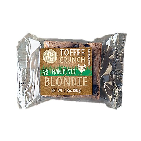 slide 1 of 1, Sweet Street Desserts Blondie Toffee Crunch, 2.8 oz