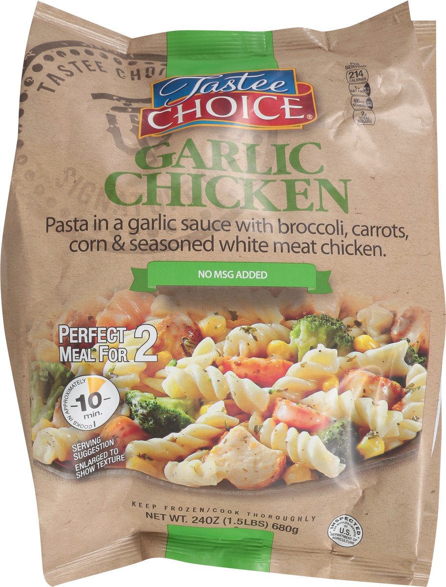 slide 12 of 14, Tastee Choice Garlic Chicken Pasta 24 oz, 24 oz