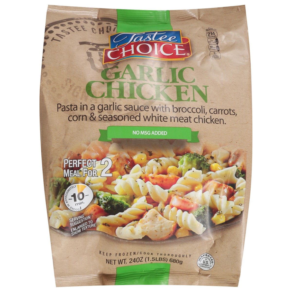 slide 2 of 14, Tastee Choice Garlic Chicken Pasta 24 oz, 24 oz