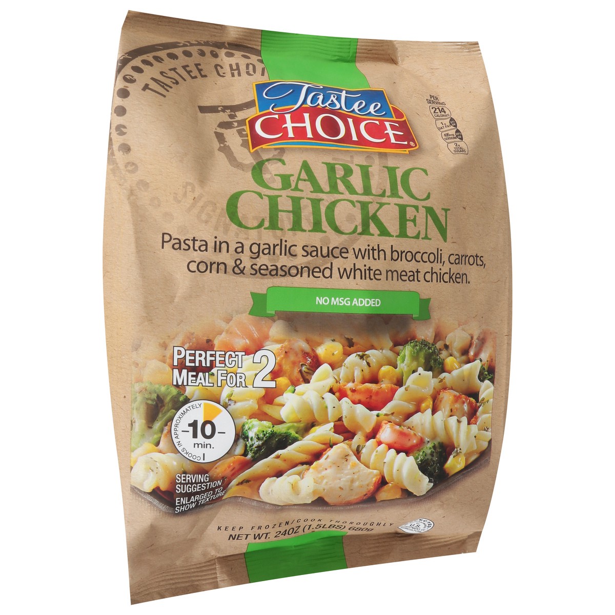 slide 3 of 14, Tastee Choice Garlic Chicken Pasta 24 oz, 24 oz