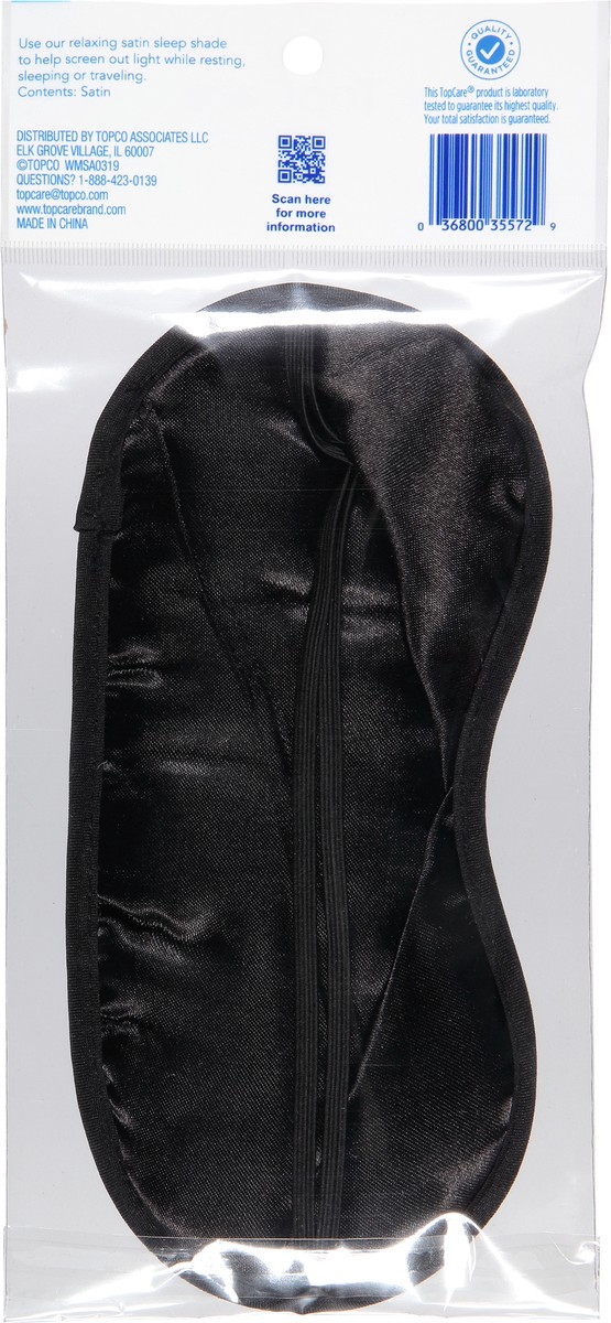 slide 14 of 14, Topcare Satin Sleep Shade Blue, 1 ct