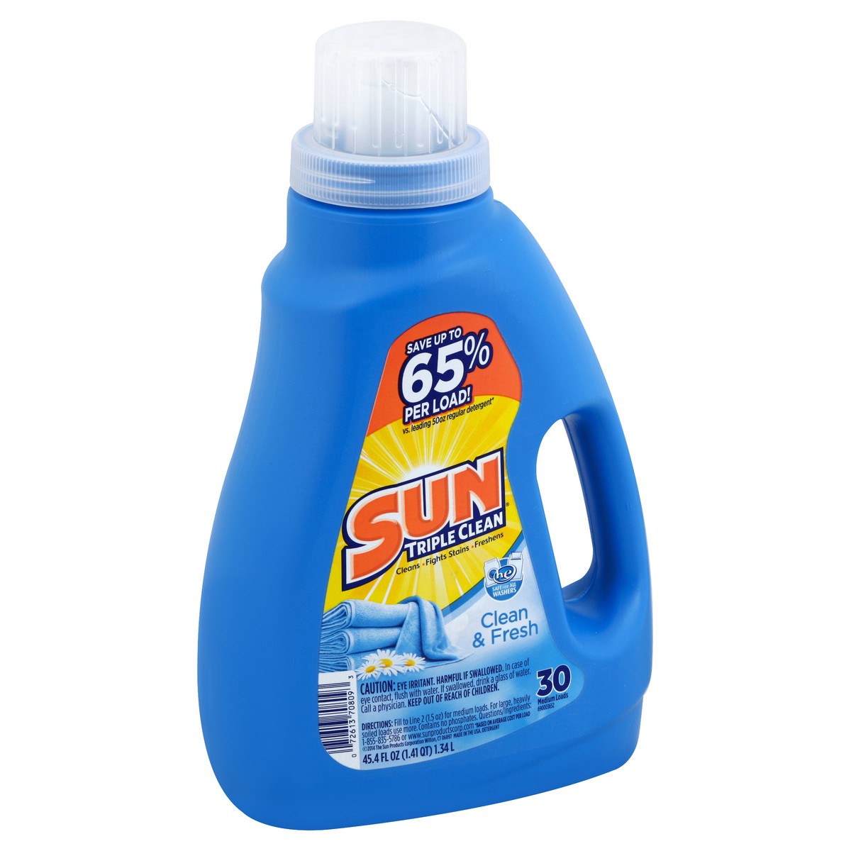 slide 3 of 3, Sun Laundry Detergent 45.4 oz, 45.4 oz