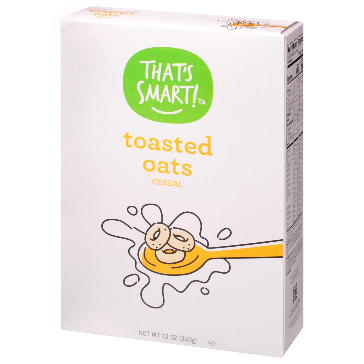 slide 10 of 15, That's Smart! Toasted Oats Cereal 12 oz, 12 oz