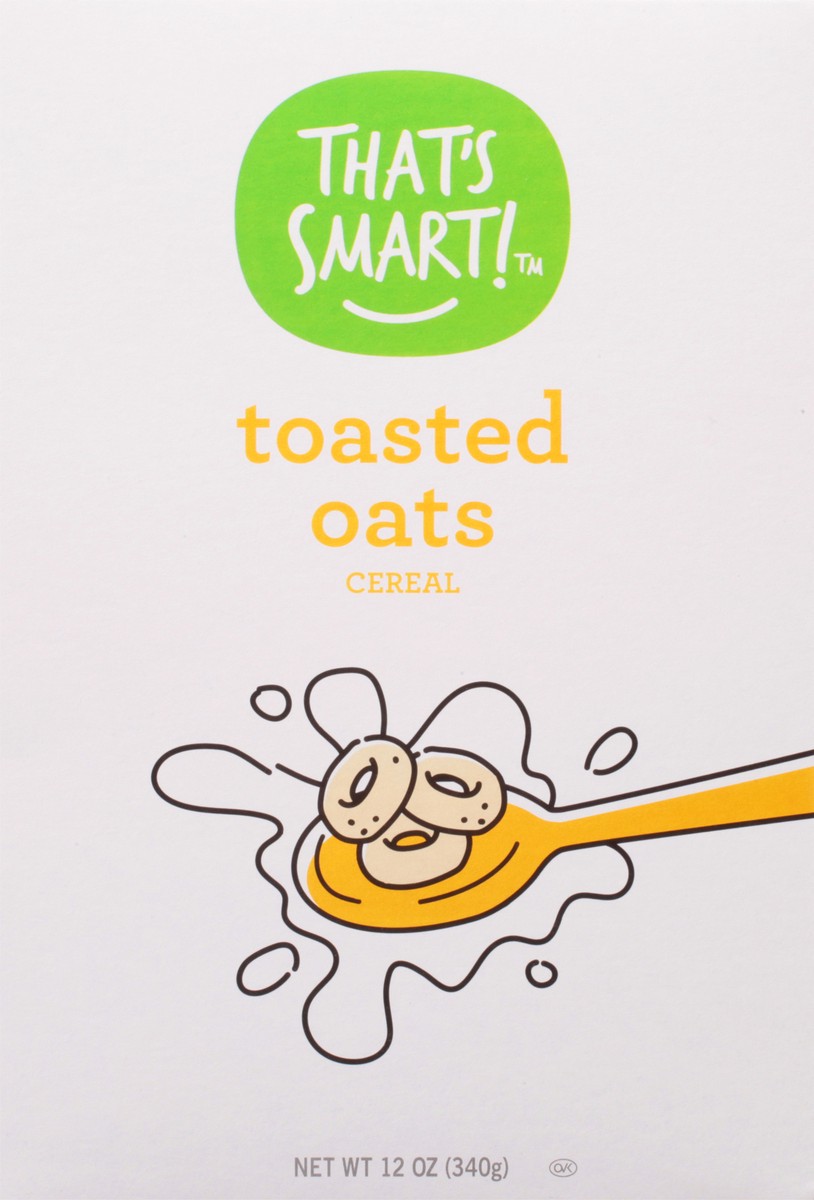 slide 4 of 15, That's Smart! Toasted Oats Cereal 12 oz, 12 oz