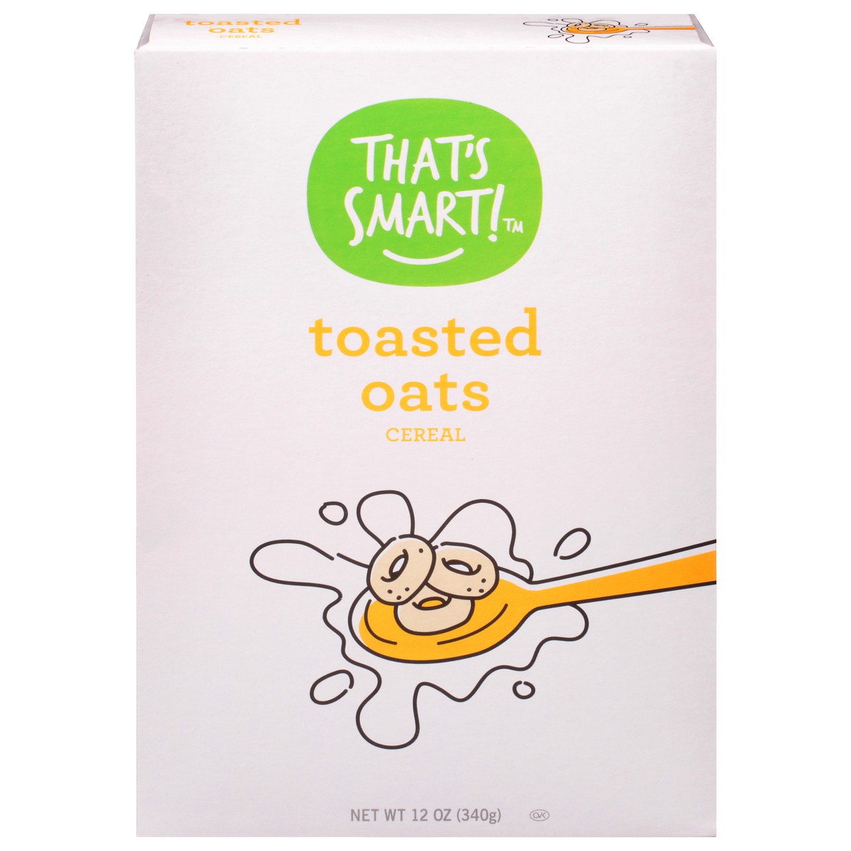 slide 8 of 15, That's Smart! Toasted Oats Cereal 12 oz, 12 oz