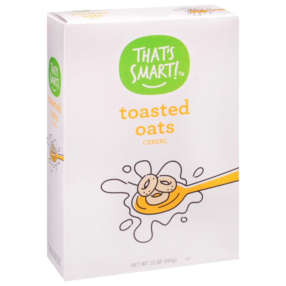 slide 11 of 15, That's Smart! Toasted Oats Cereal 12 oz, 12 oz