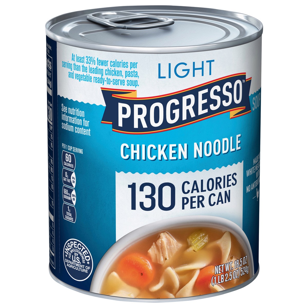 slide 6 of 9, Progresso Light, Chicken Noodle Soup, 18.5 oz., 18.5 oz