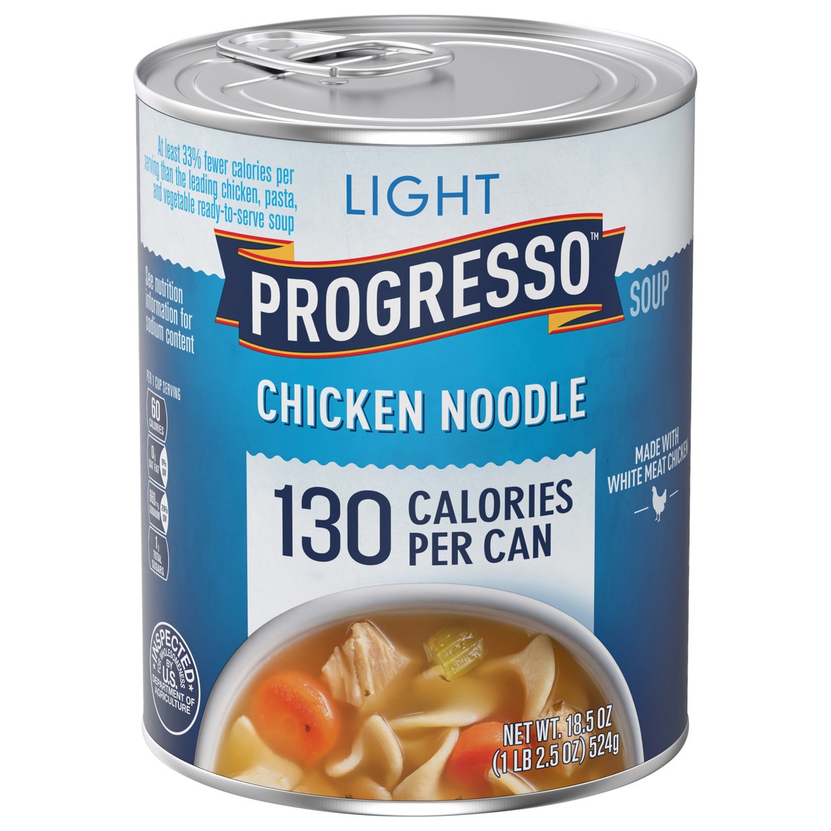 slide 1 of 9, Progresso Light, Chicken Noodle Soup, 18.5 oz., 18.5 oz