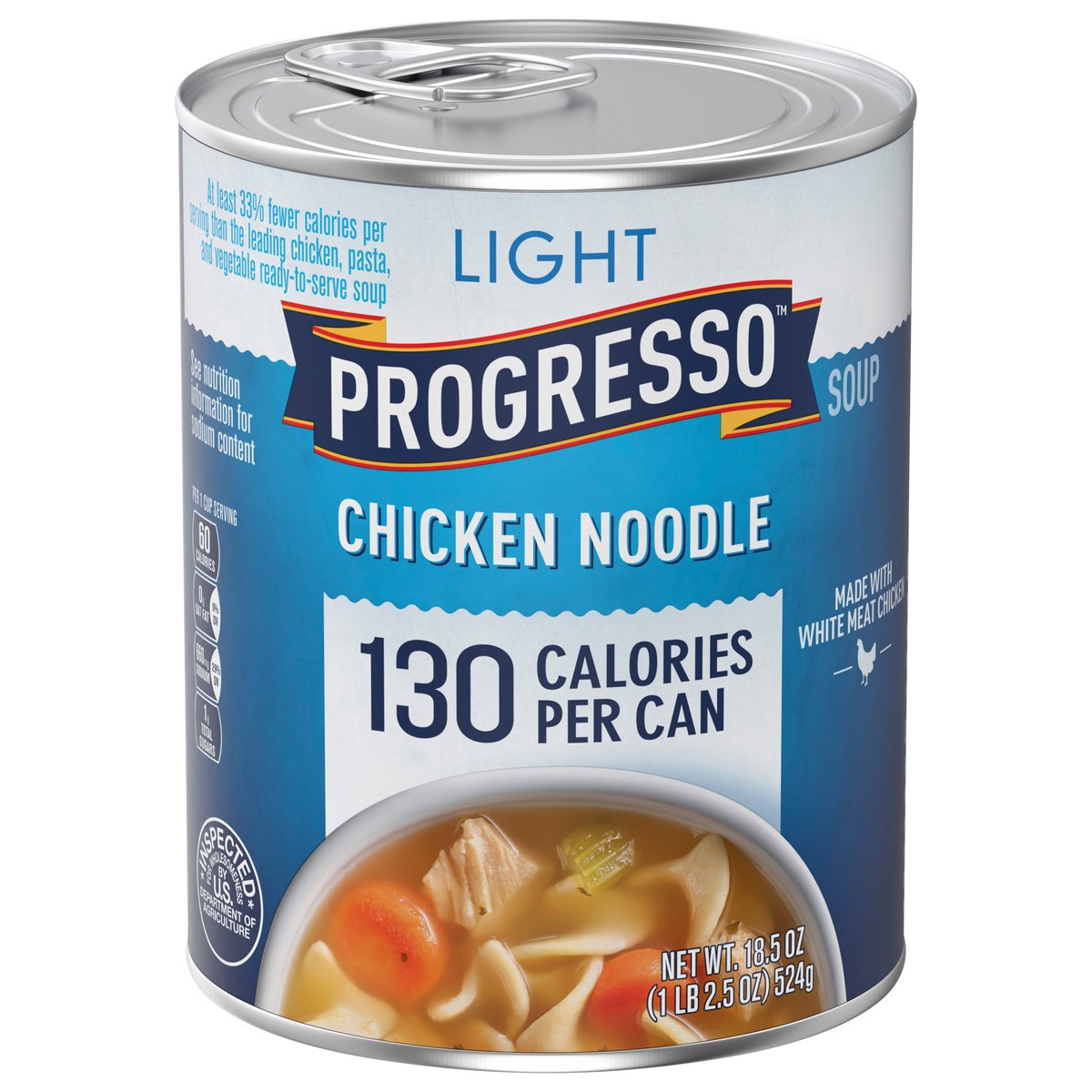 slide 1 of 9, Progresso Light, Chicken Noodle Soup, 18.5 oz., 18.5 oz