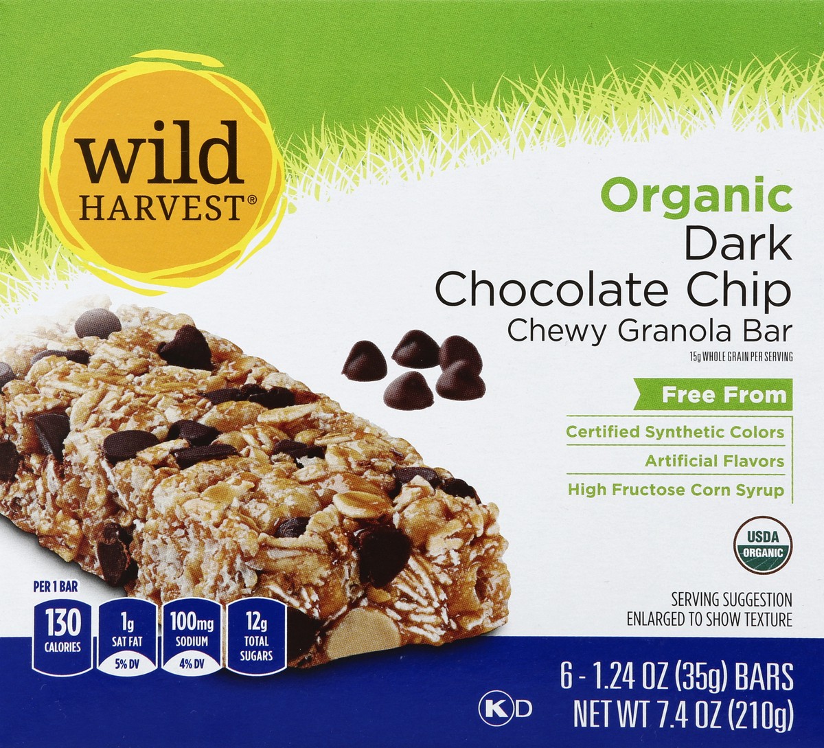 slide 3 of 9, Wild Harvest Granola Bar 6 ea, 6 ct