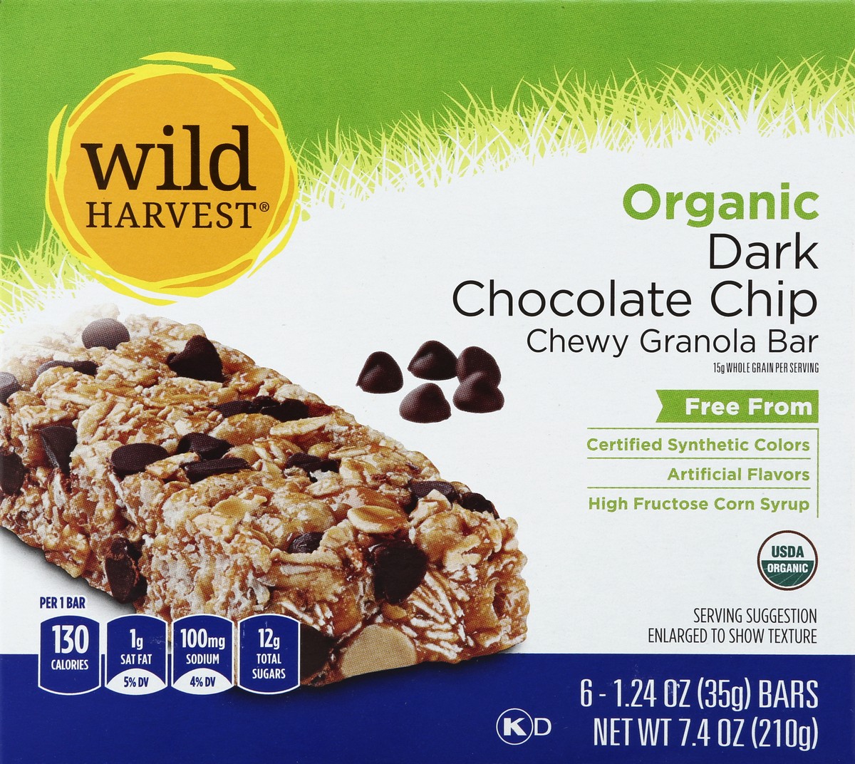 slide 4 of 9, Wild Harvest Granola Bar 6 ea, 6 ct