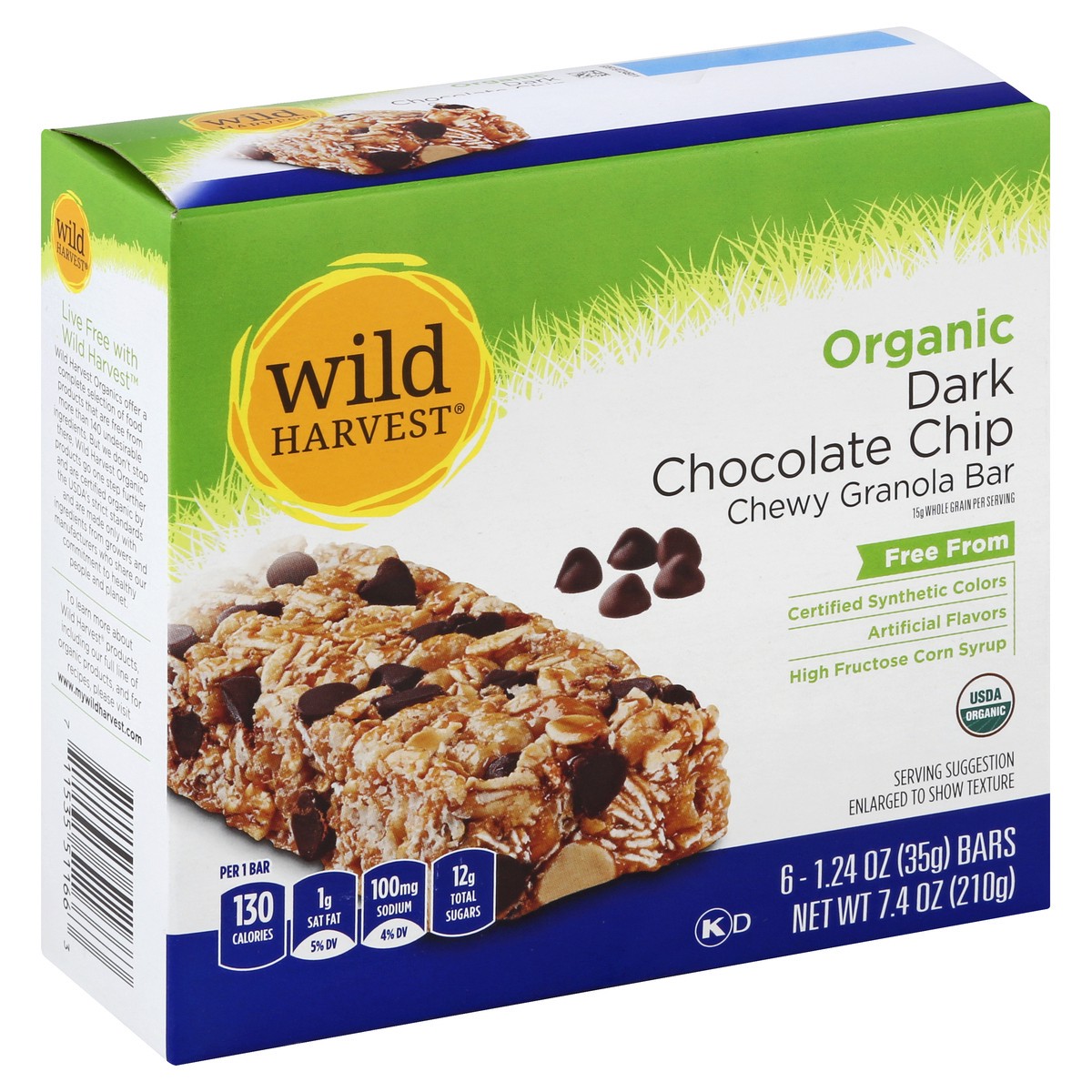 slide 6 of 9, Wild Harvest Granola Bar 6 ea, 6 ct