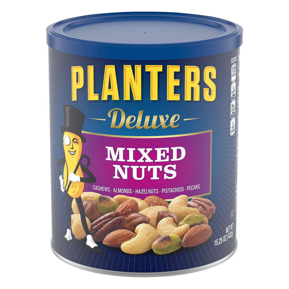 slide 1 of 14, Planters Deluxe Sea Salt Mixed Nuts - 15.25oz, 