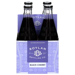 Boylan Black Cherry Soda - 4 ct; 12 fl oz