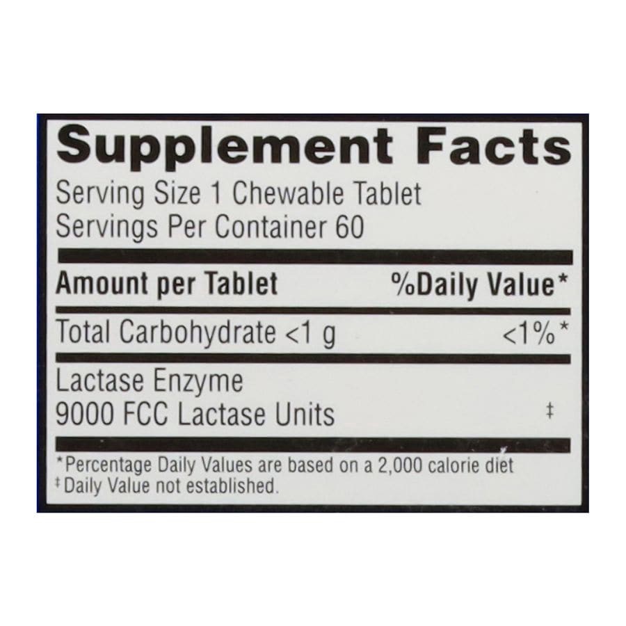 slide 2 of 5, Walgreens Fast-Acting Lactase Enzyme Vanilla Flavor Chewable Lactose Relief Tablets, 60 ct