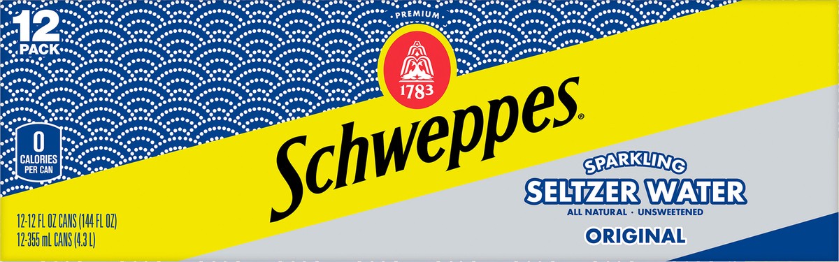 slide 6 of 7, Schweppes Original Seltzer Water - 12 oz, 12 oz