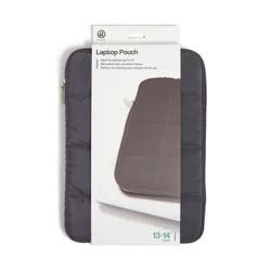 U Brands Medium Nylon Puffer Zipping Laptop Sleeve Case, 9.75" x 13.5"