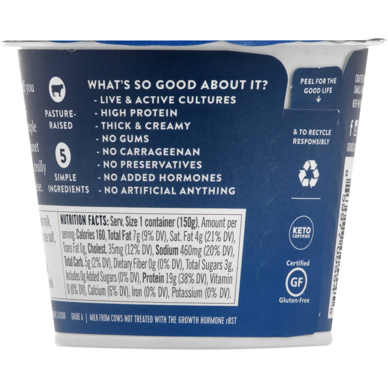 slide 8 of 8, Good Culture Classic 4% Whole Milk Classic Cottage Cheese - 5.3oz, 5.3 oz