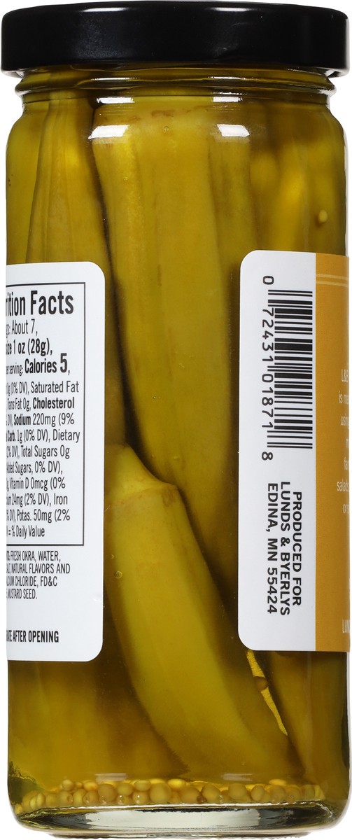 slide 4 of 9, Lunds & Byerlys Mild Pickled Perfectly Tangy Okra - 7.25 oz, 7.25 oz