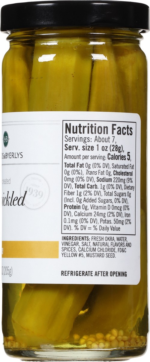 slide 7 of 9, Lunds & Byerlys Mild Pickled Perfectly Tangy Okra - 7.25 oz, 7.25 oz