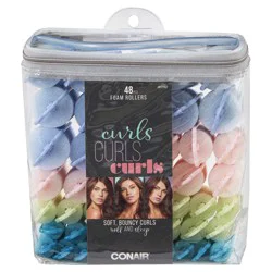 Conair Foam Soft Curls Rollers - 48 ct