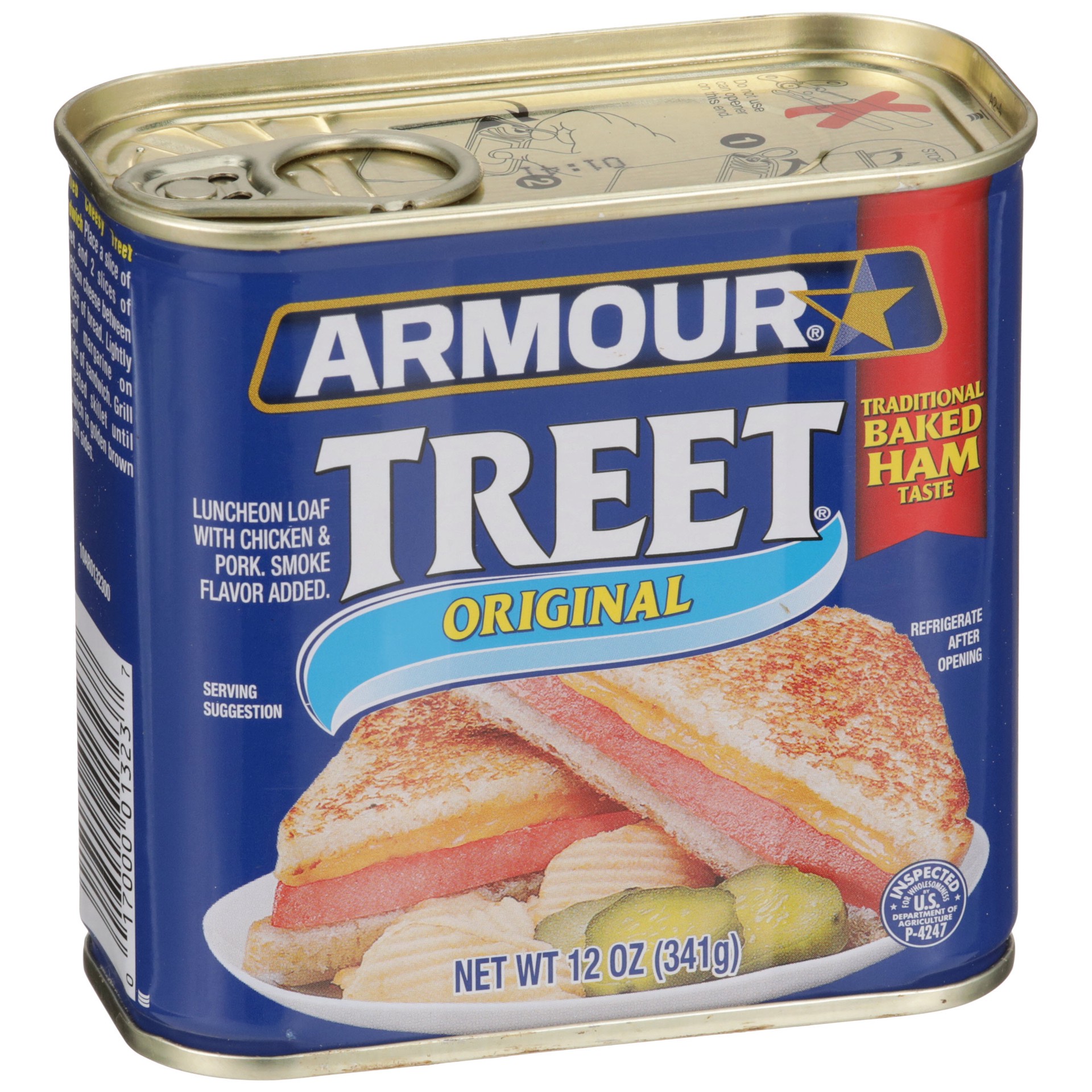 slide 2 of 3, Armour Star Treet Luncheon Loaf, Canned Meat, 12 OZ, 12 oz