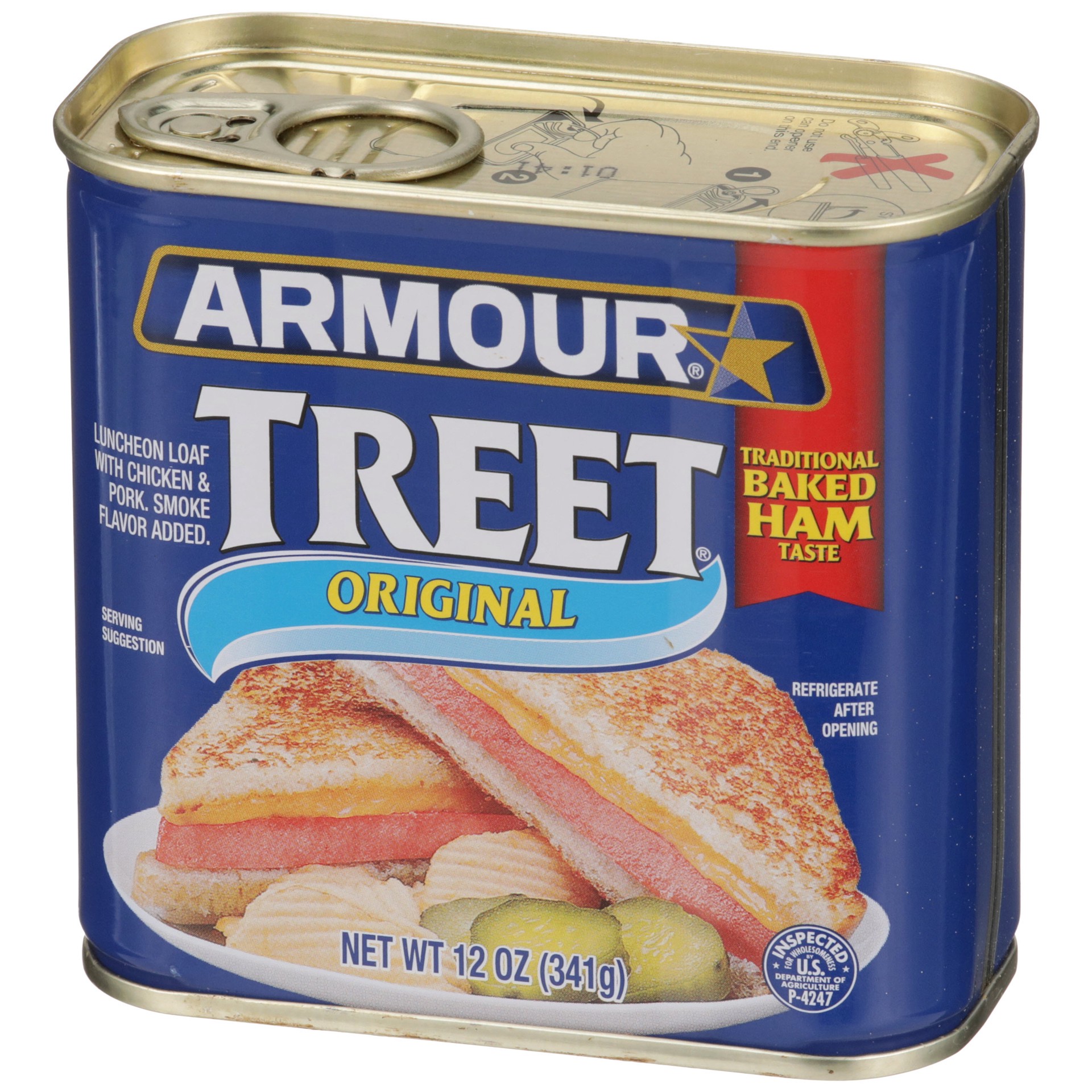 slide 3 of 3, Armour Star Treet Luncheon Loaf, Canned Meat, 12 OZ, 12 oz