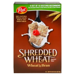 Shredded Wheat Cereal, Wheat'n Bran, Spoon Size